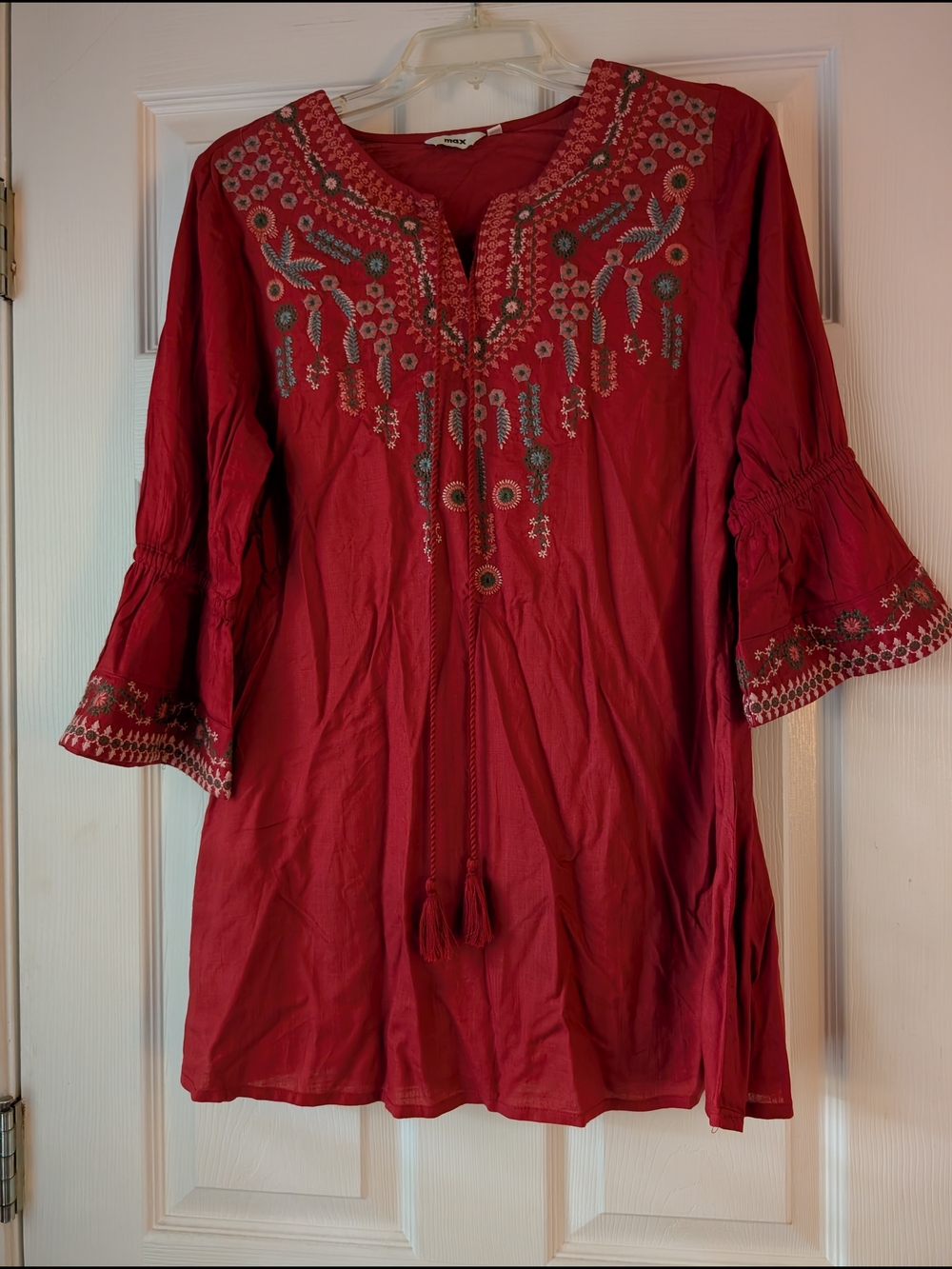 Embroidered Boho Tunic